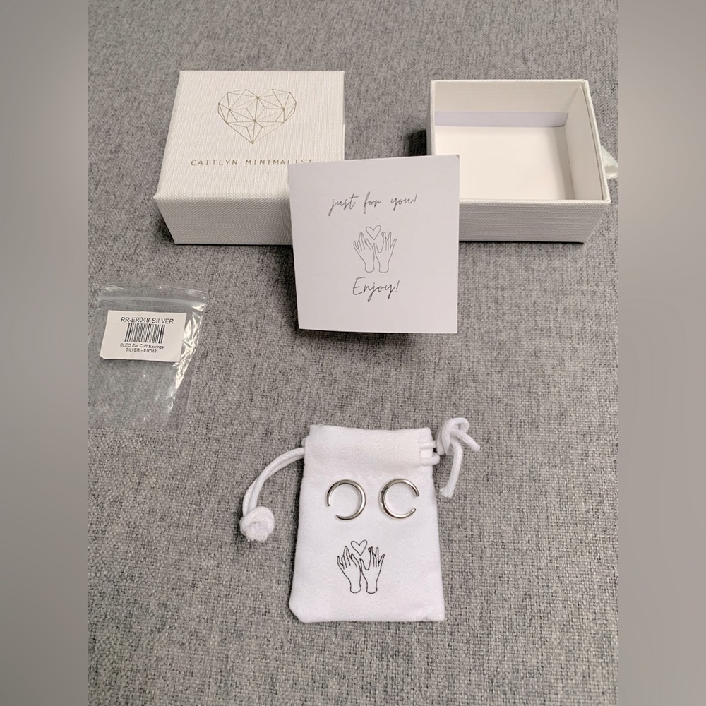 Silver Ear Cuffs